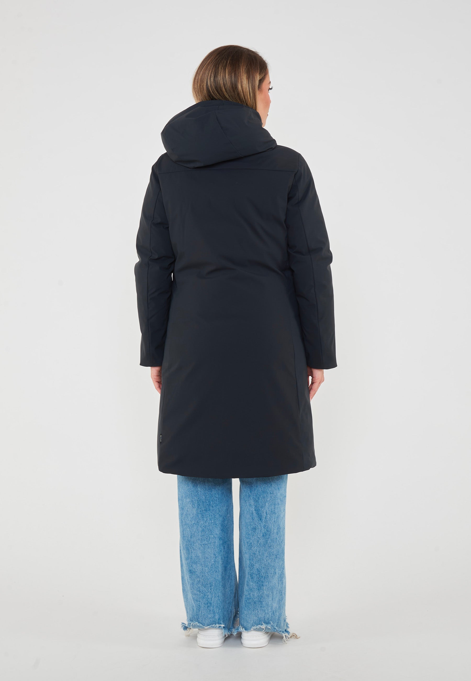 Parka Donna Con Cappuccio Sienna Nero 