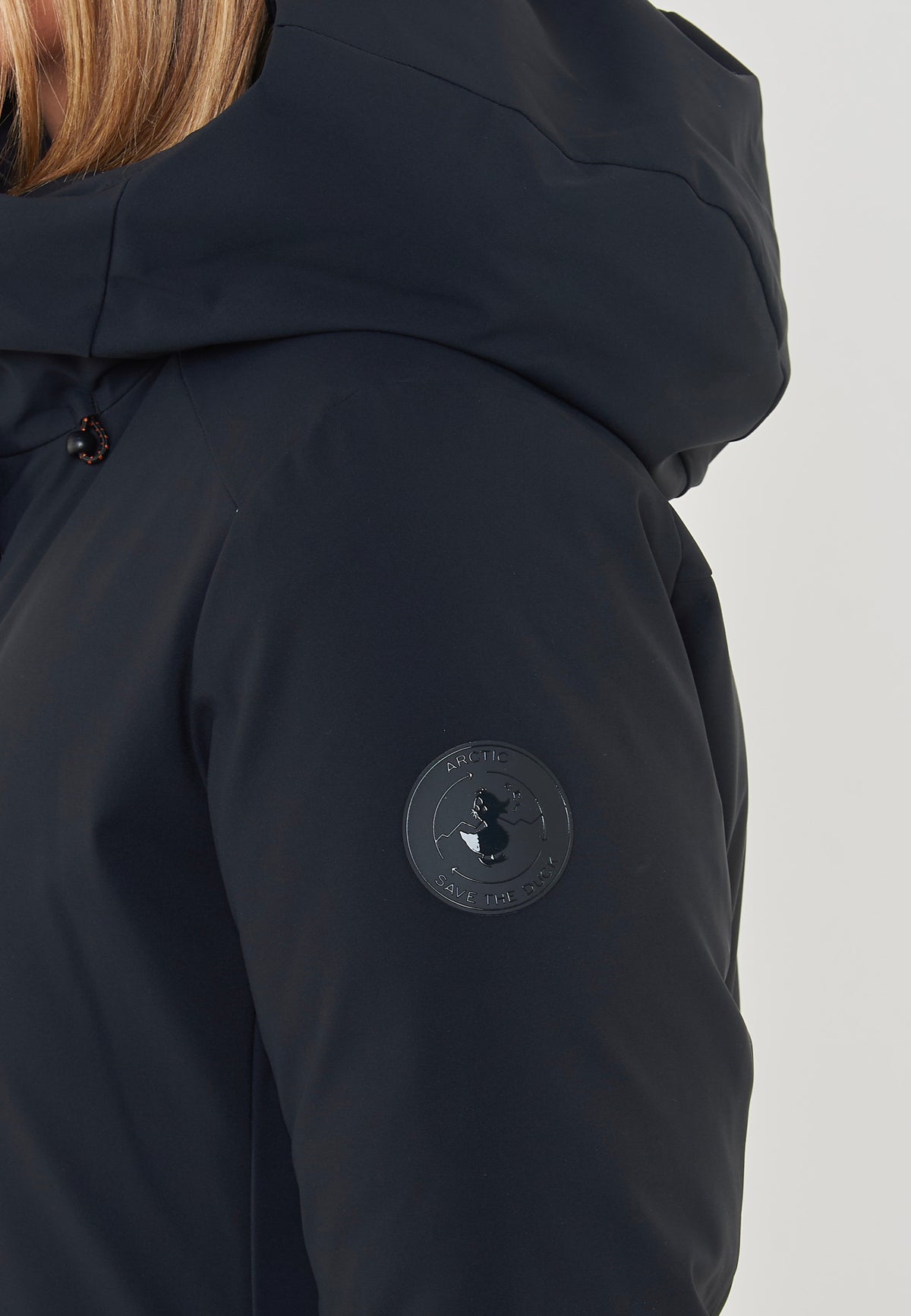Parka Donna Con Cappuccio Sienna Nero 