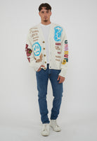 Cardigan Con Grafiche Multicolor Coconut 