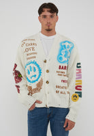 Cardigan Con Grafiche Multicolor Coconut 