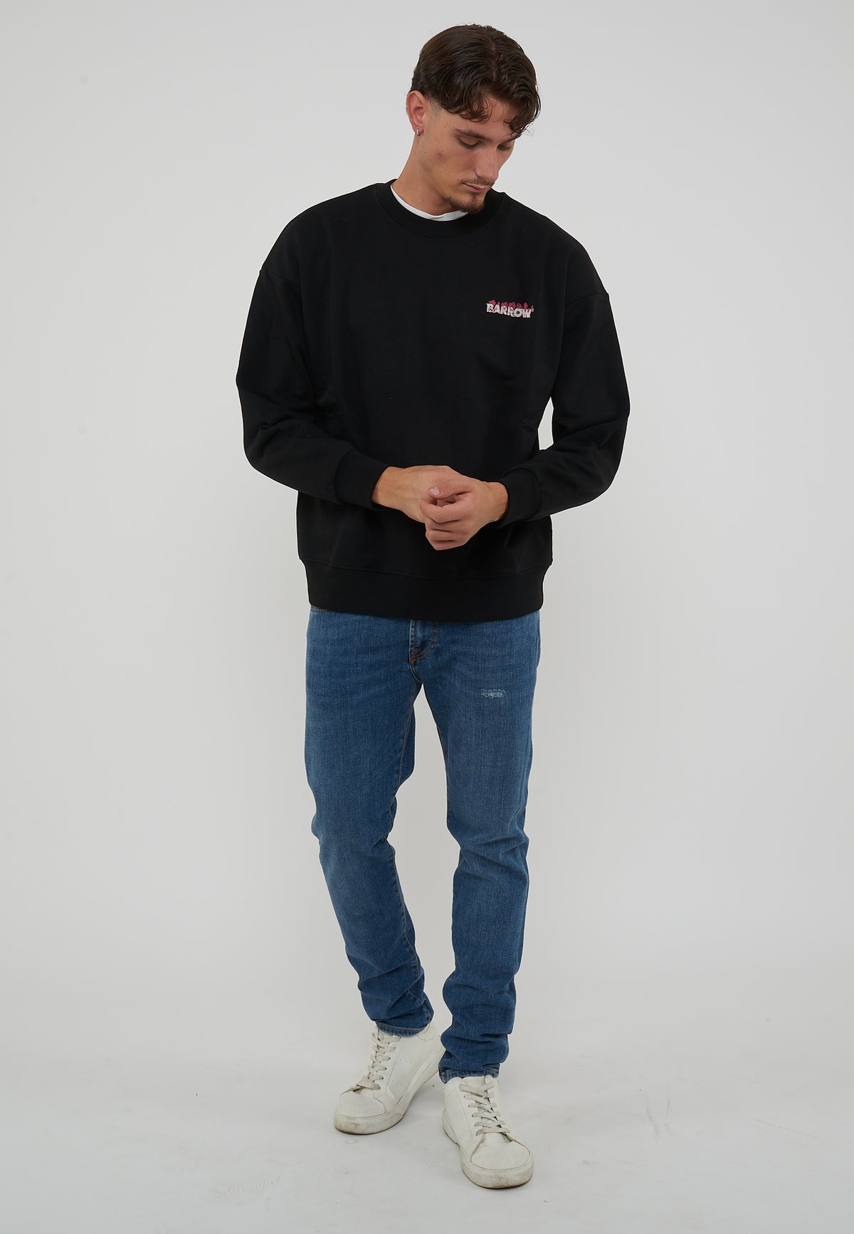 Felpa Girocollo Black 