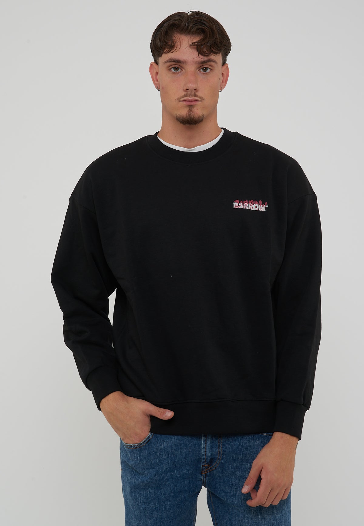Felpa Girocollo Black 