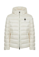 Piumino Con Cappuccio Acton Bianco Ottico 