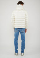 Piumino Con Cappuccio Acton Bianco Ottico 