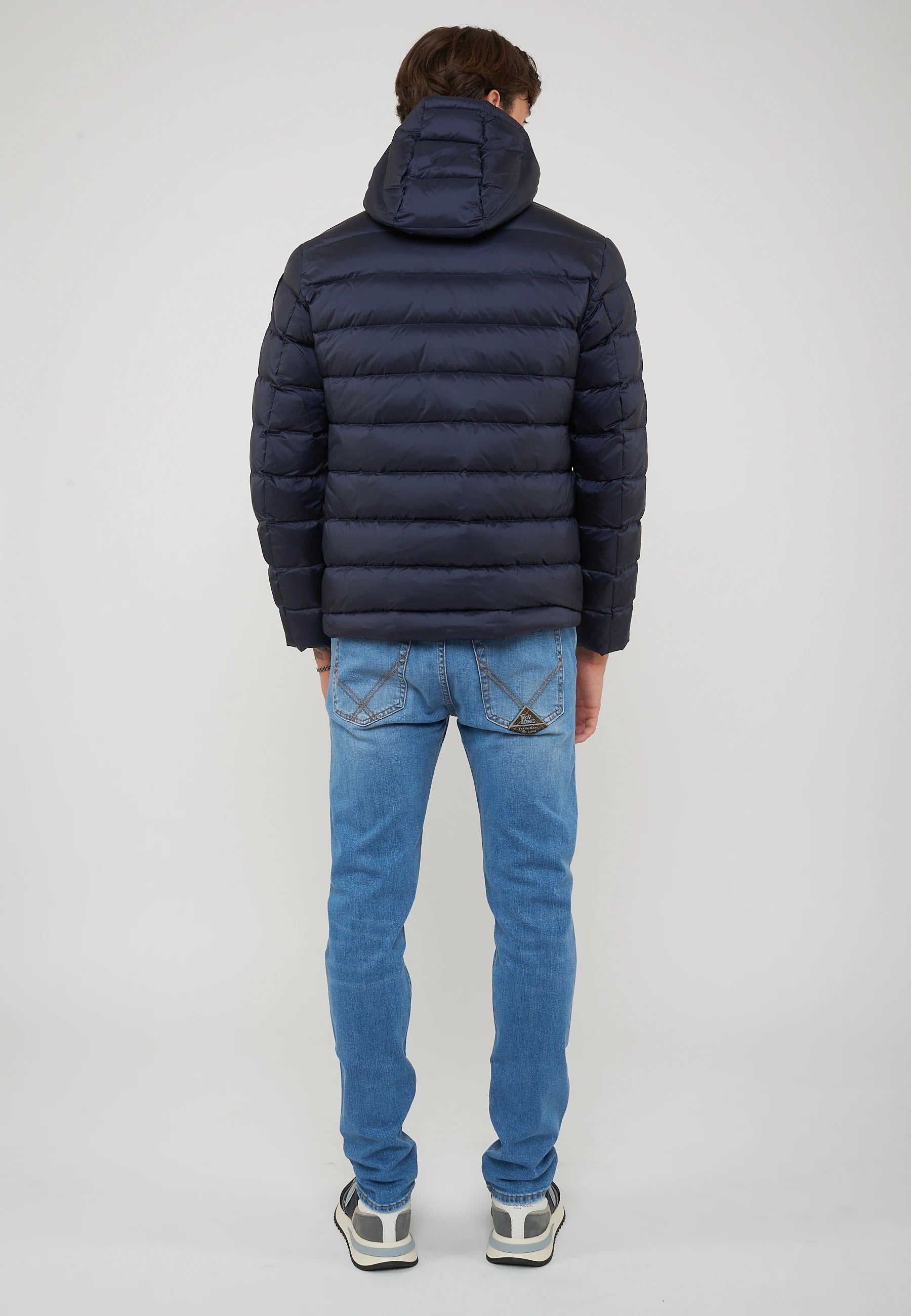 Piumino Con Cappuccio Acton Blue 