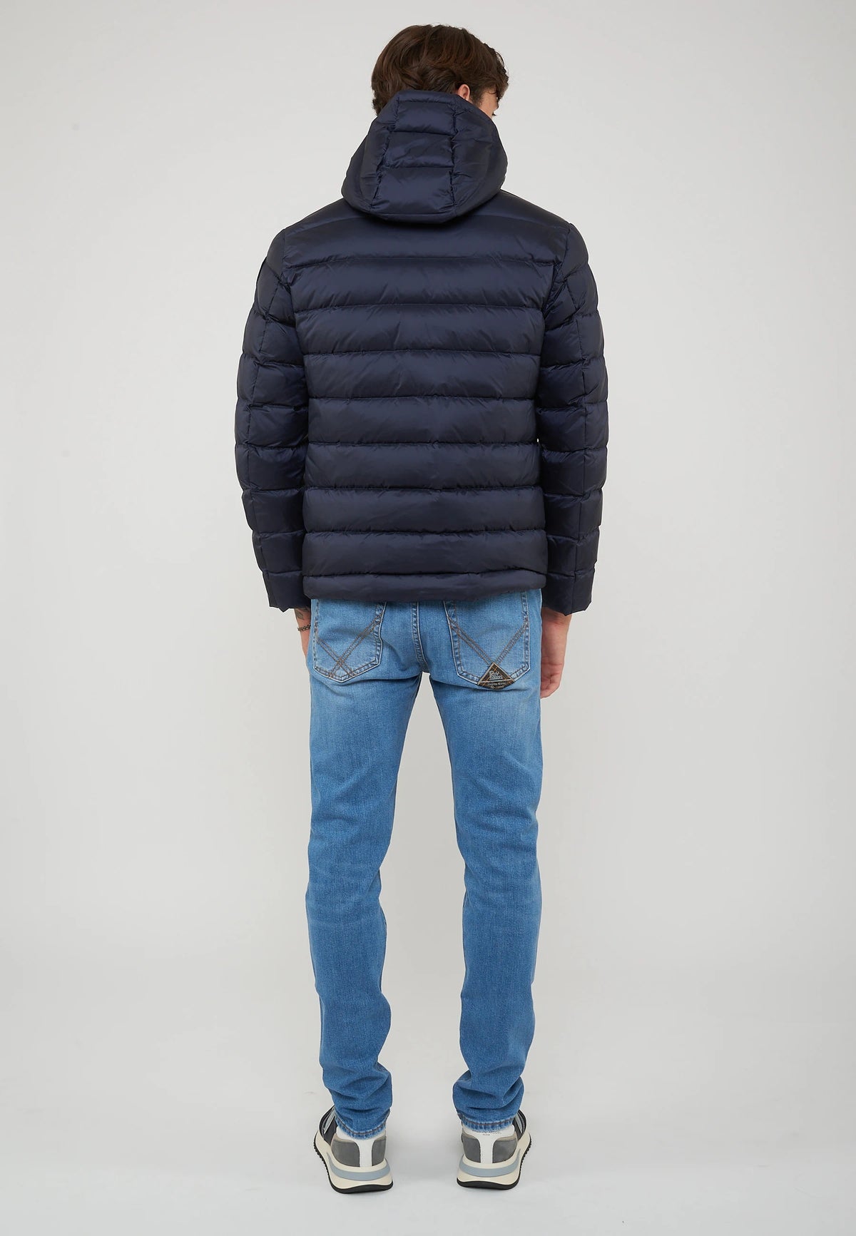 Piumino Con Cappuccio Acton Blue 