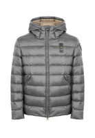Piumino Con Cappuccio Acton Grigio Roccia 
