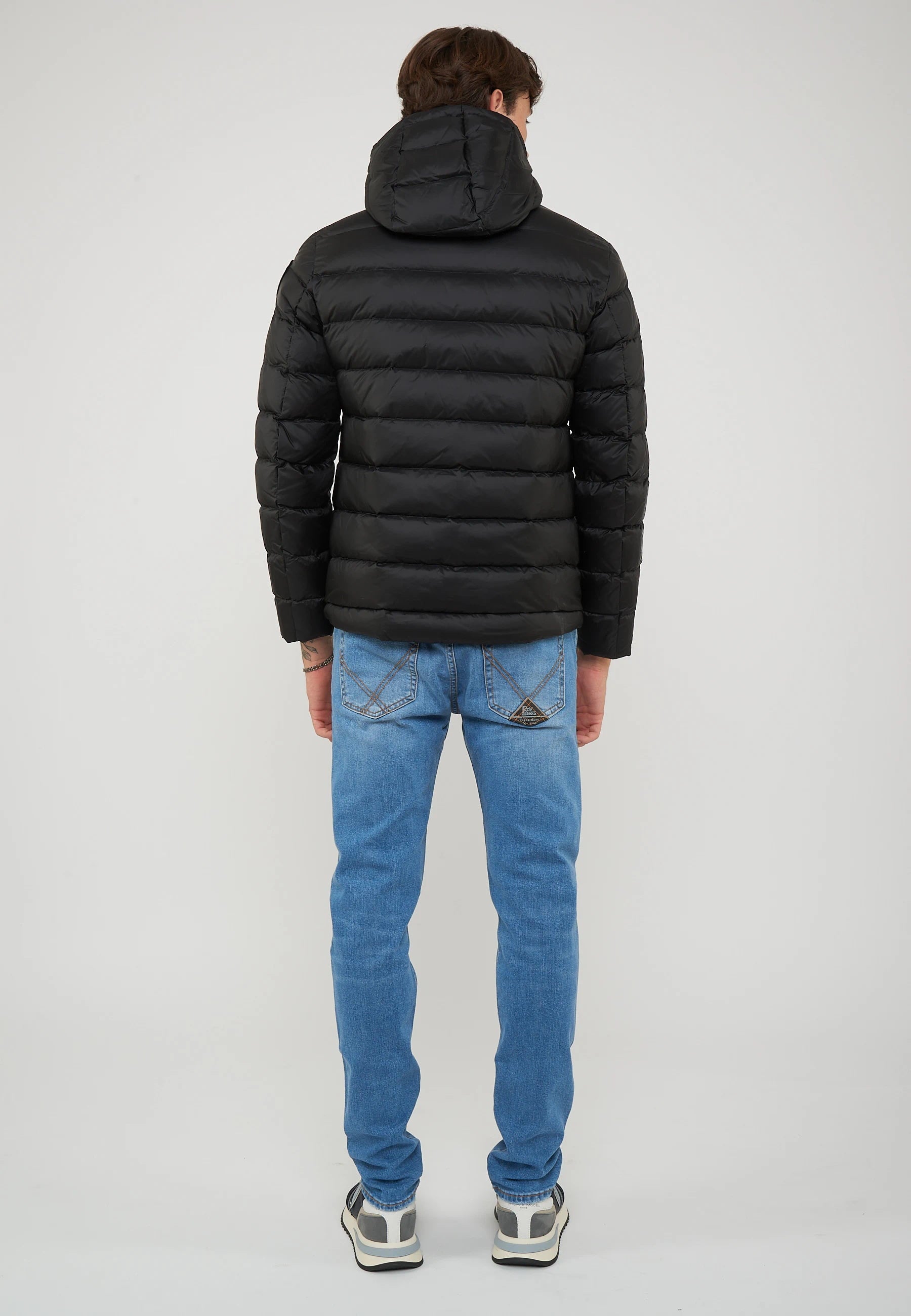 Piumino Con Cappuccio Acton Nero 