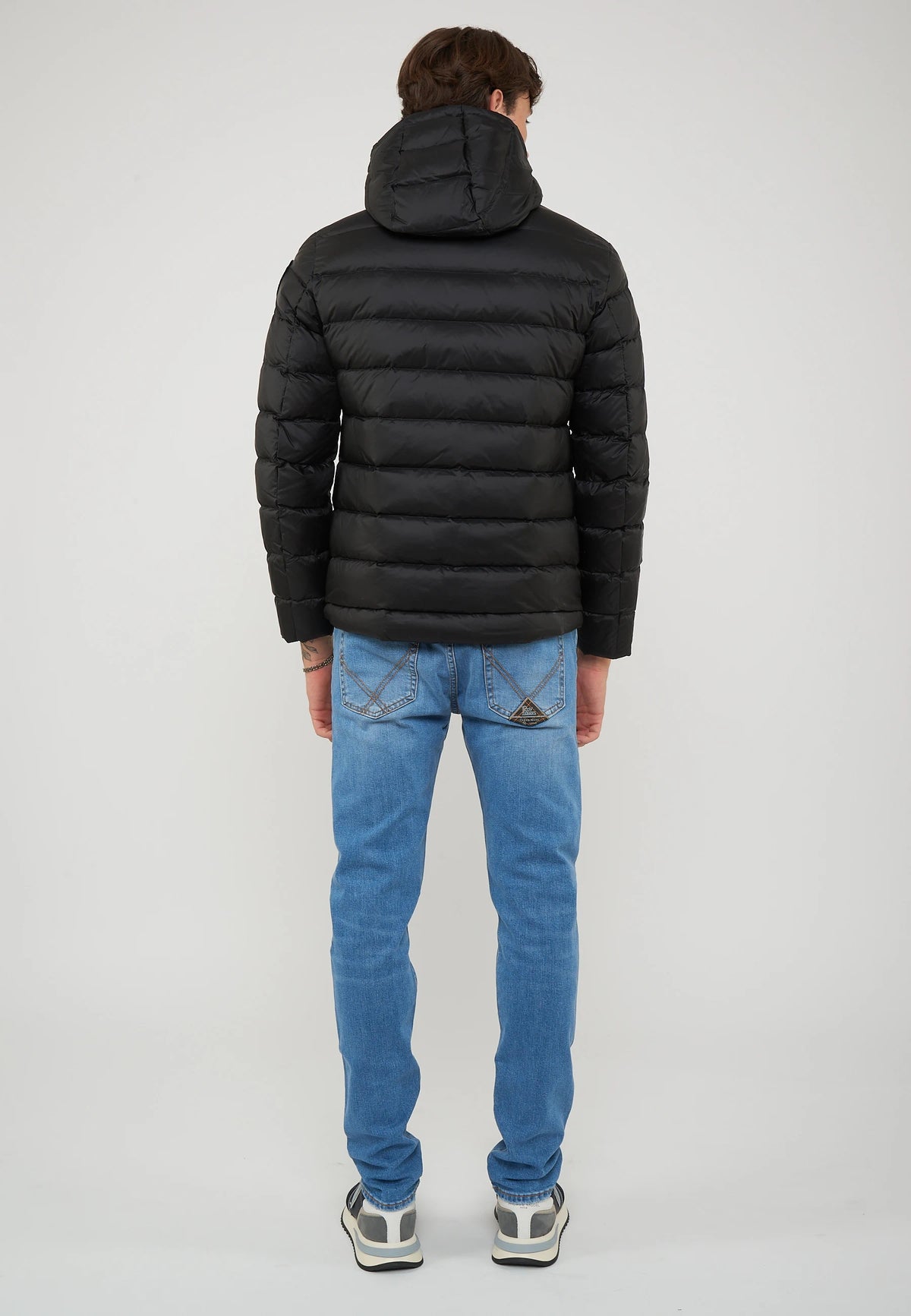 Piumino Con Cappuccio Acton Nero 