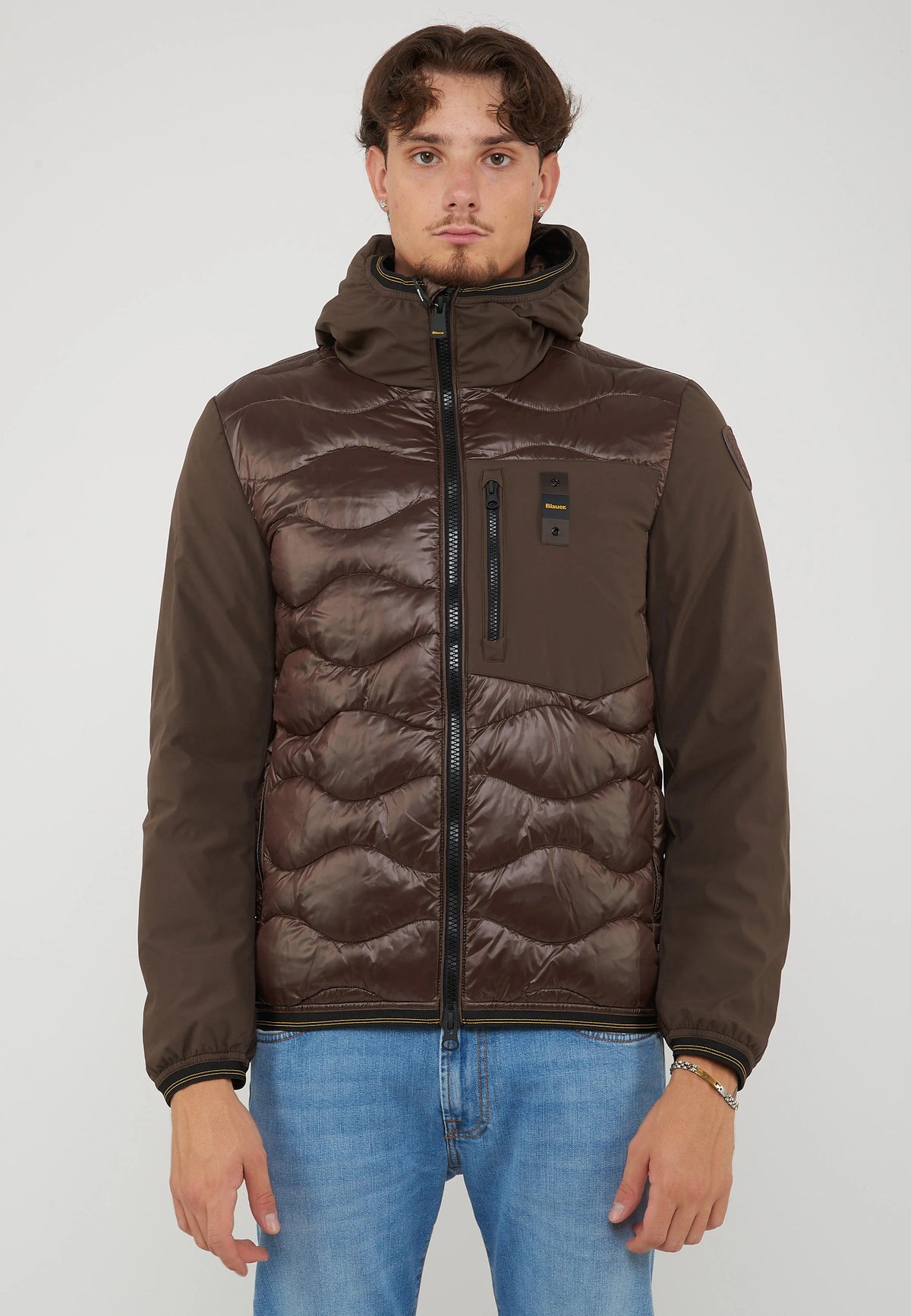 Piumino Imbottitura Mista Albert Brown 
