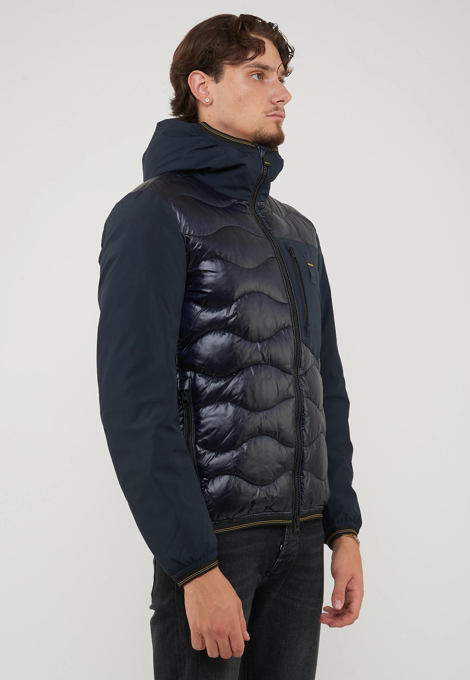 Piumino Imbottitura Mista Albert Blu 