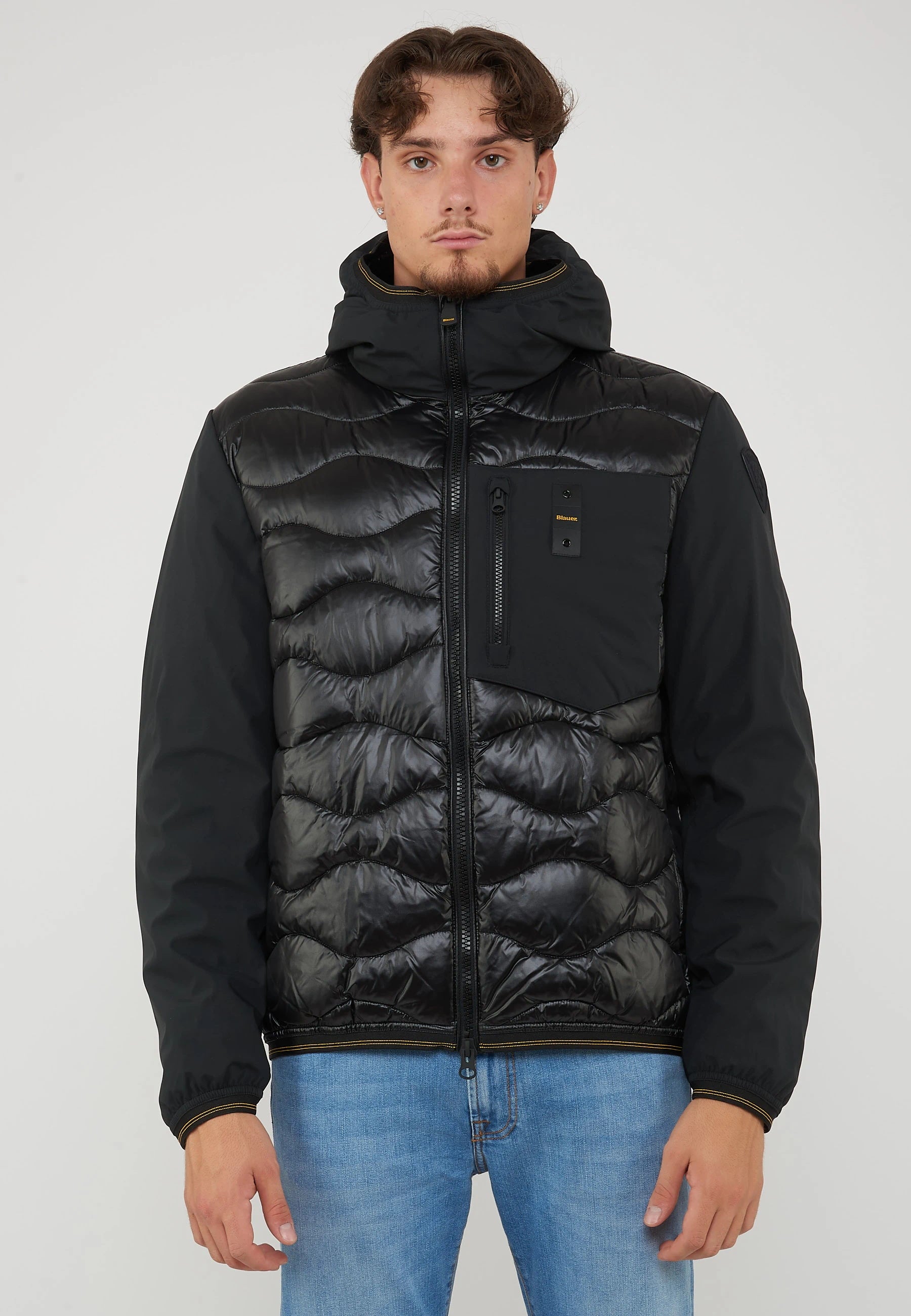 Piumino Imbottitura Mista Albert Nero 