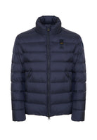 Piumino Con Collo Coreano Austin Blu 