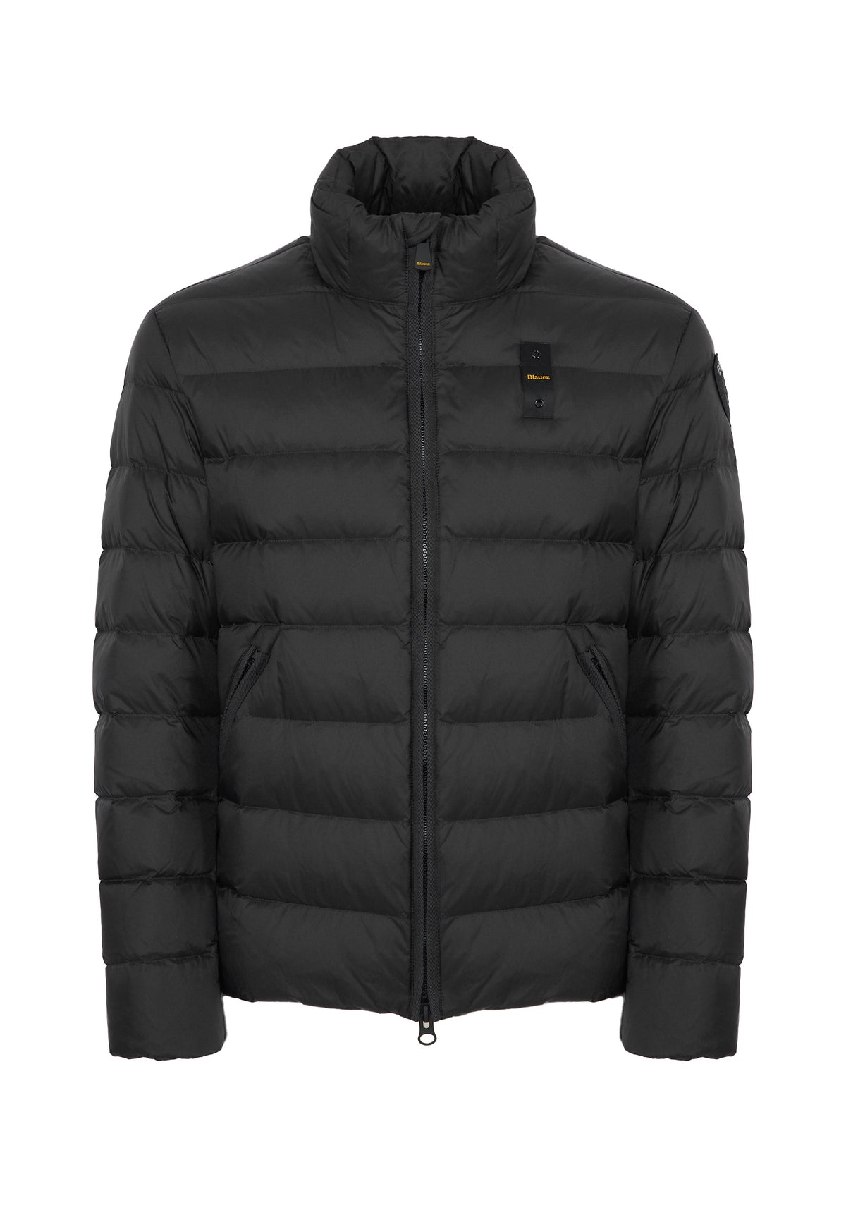Piumino Con Collo Coreano Austin Nero 