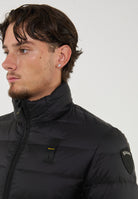 Piumino Con Collo Coreano Austin Nero 