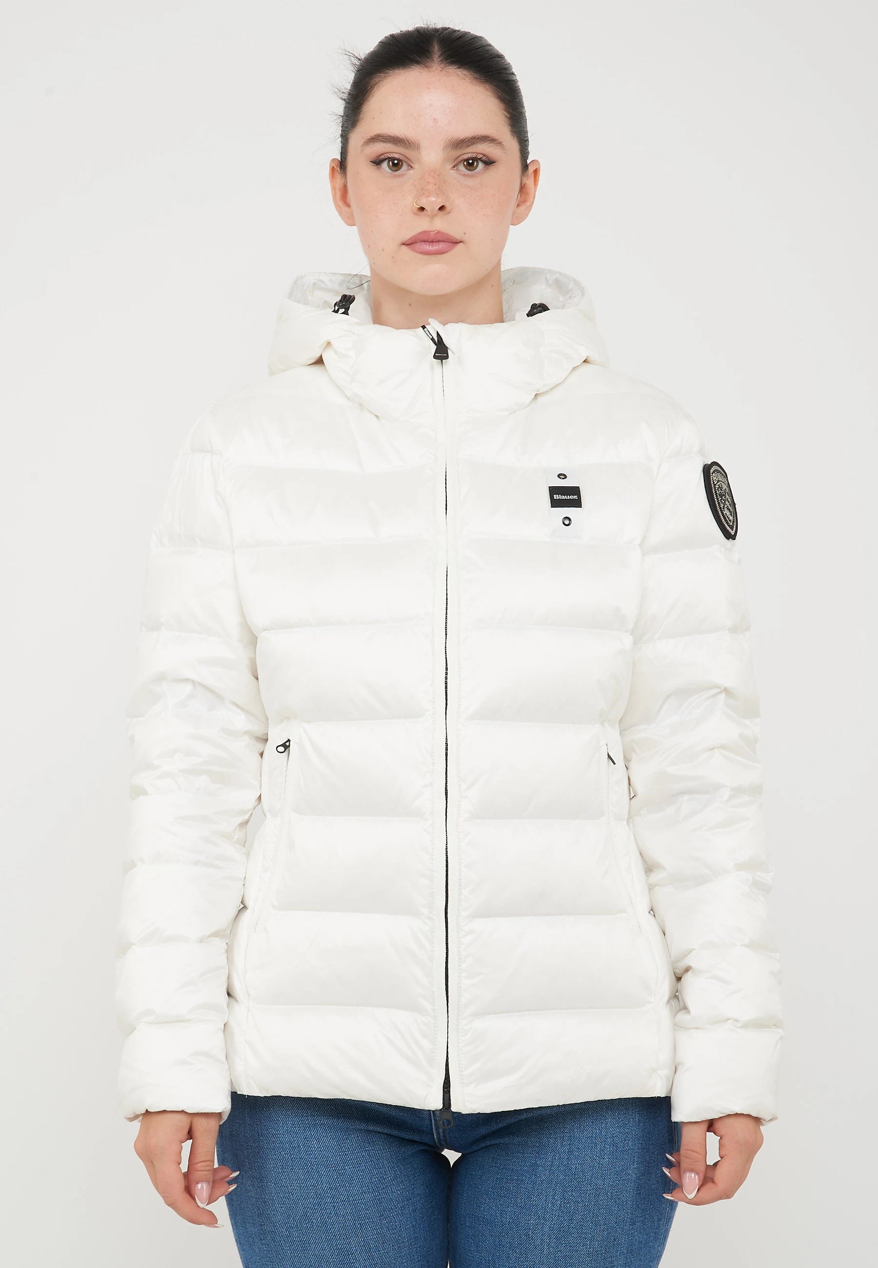 Piumino Sfiancato Charme Bianco Ottico 