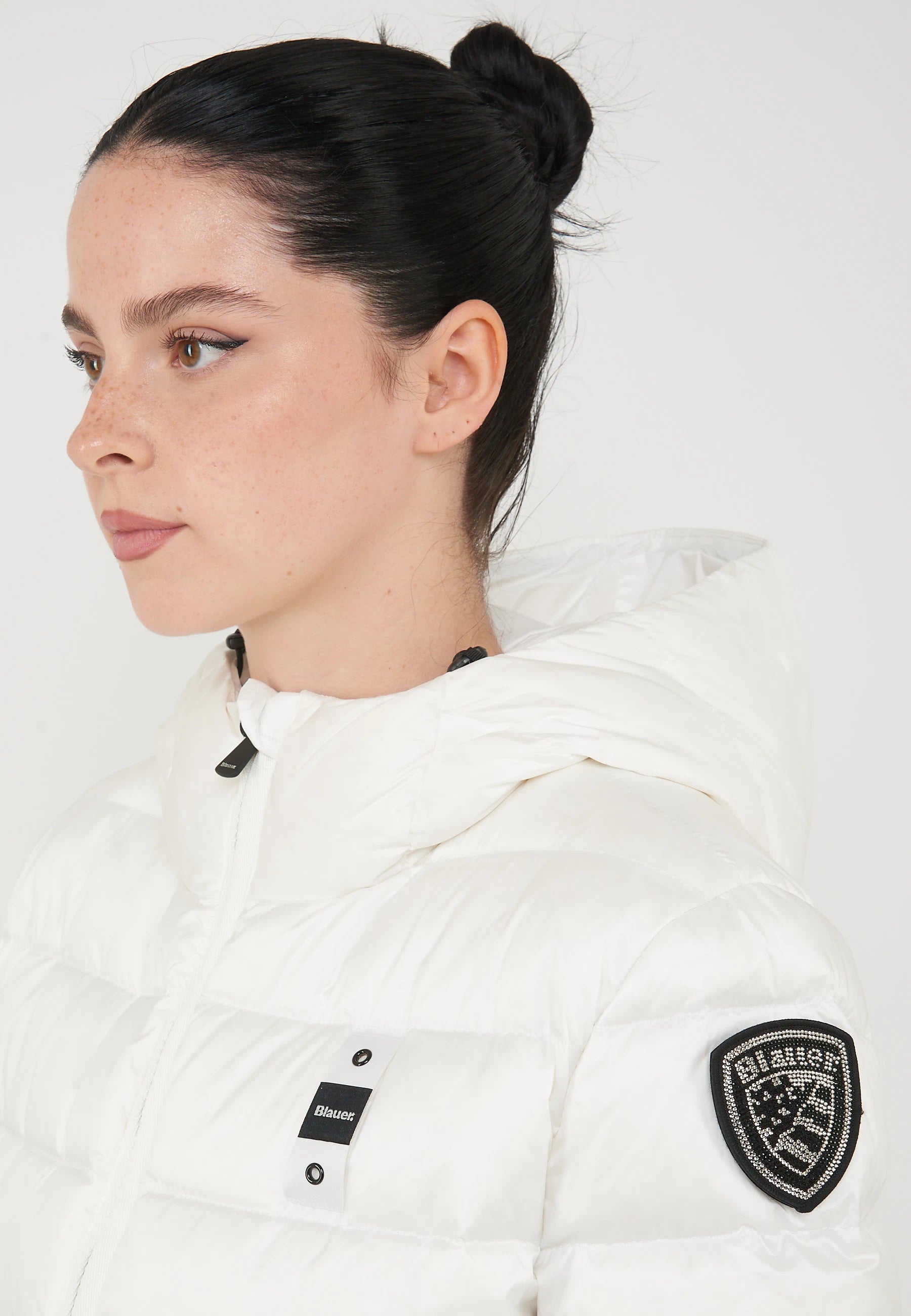 Piumino Sfiancato Charme Bianco Ottico 