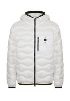 Piumino Leggero Ad Onde Wawe Bianco Ottico 