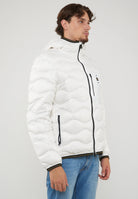 Piumino Leggero Ad Onde Wawe Bianco Ottico 