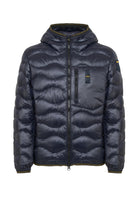 Piumino Leggero Ad Onde Wawe Blu 