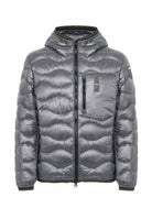 Piumino Leggero Ad Onde Wawe Grigio Roccia 
