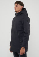 Herdo 3.0  Giacca Lunga Con Cappuccio Da Uomo Jet Black 