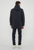 Herdo 3.0  Giacca Lunga Con Cappuccio Da Uomo Jet Black 