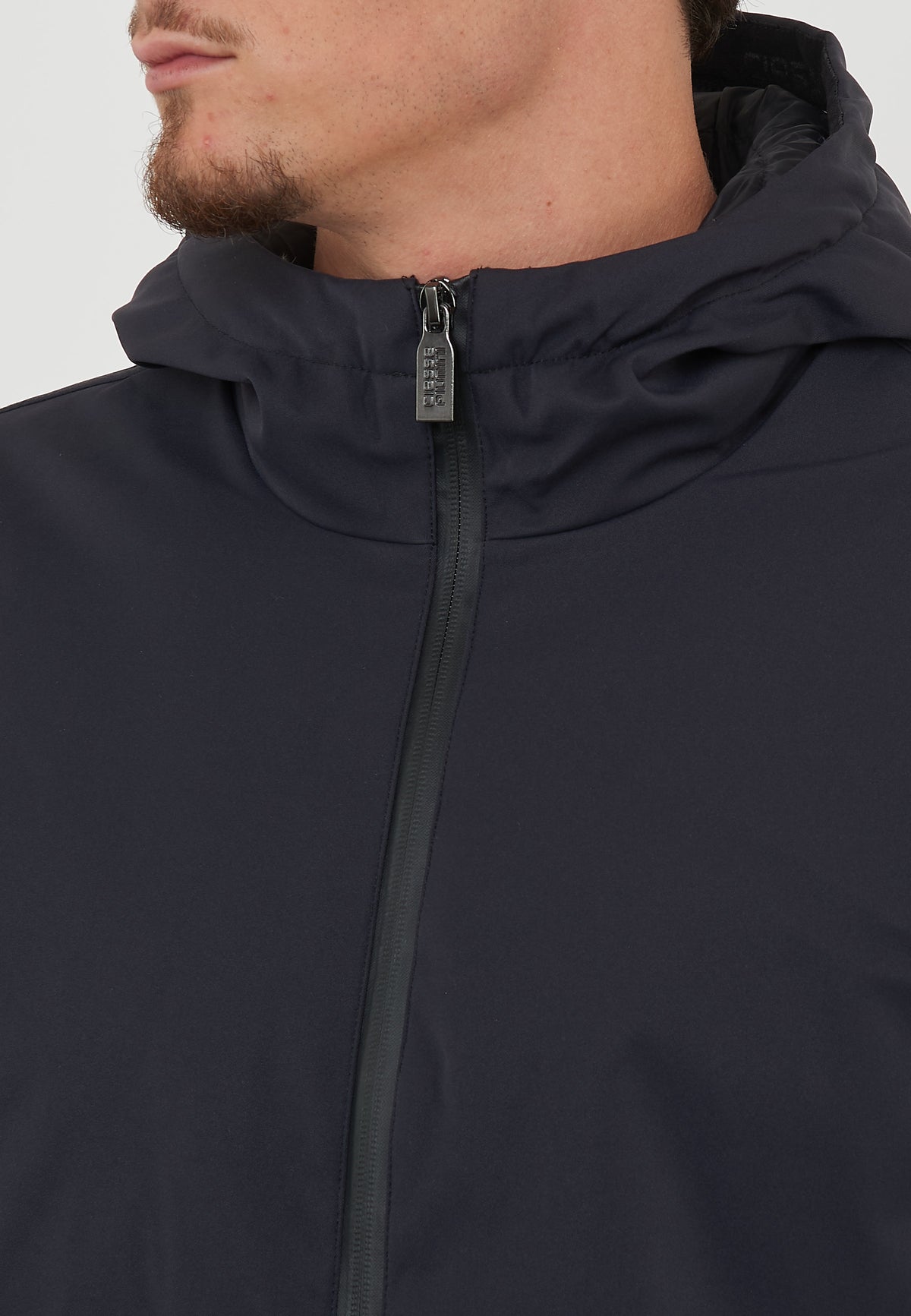 Herdo 3.0  Giacca Lunga Con Cappuccio Da Uomo Jet Black 