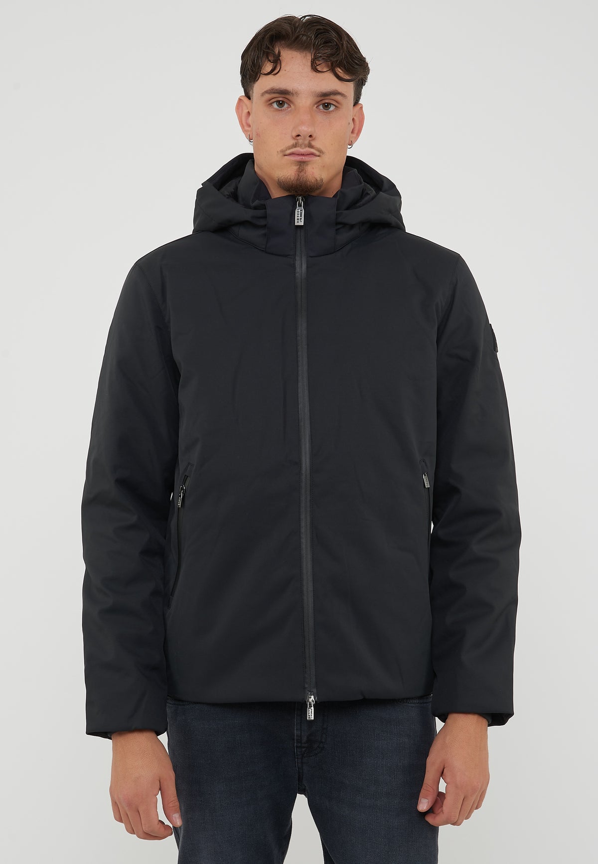 Herring 3.0 Giacca Corta Con Cappuccio Da Uomo Jet Black 