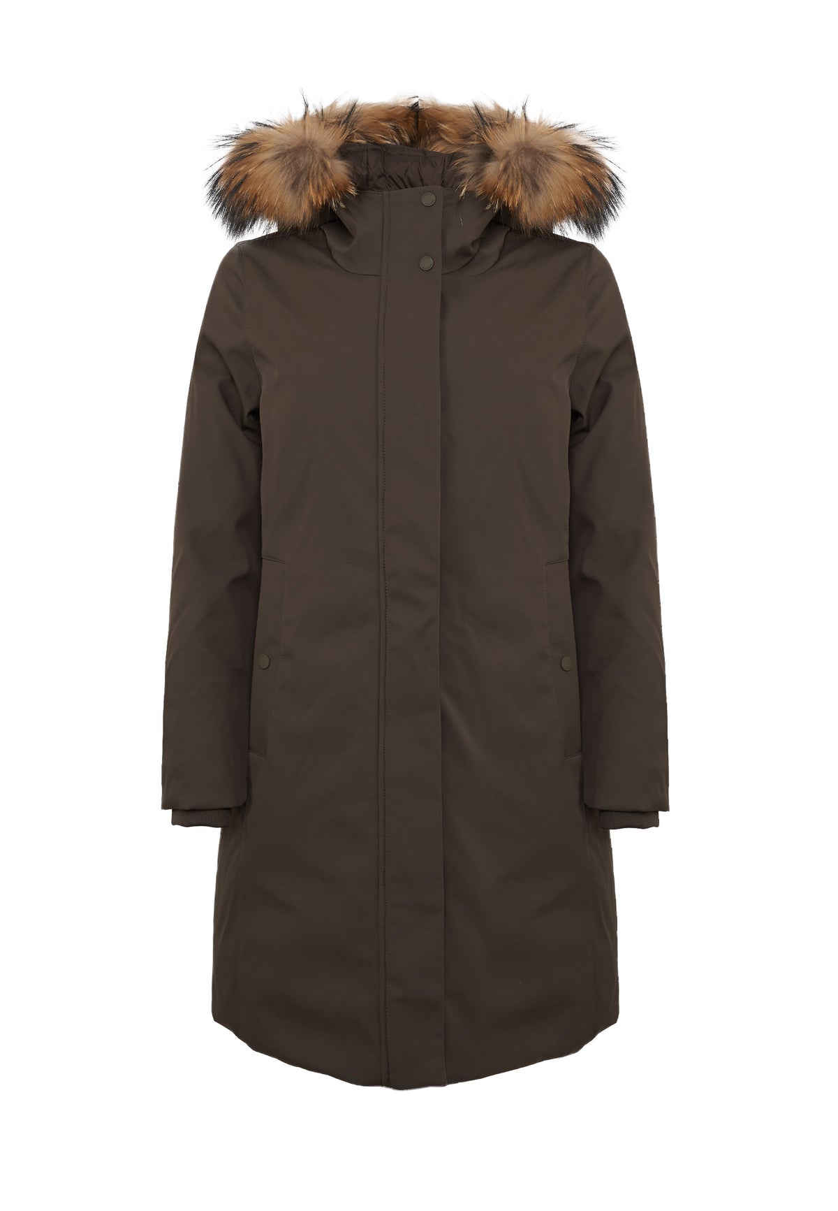 Lolita Real Fur Piumino Softshell Da Donna Mulch 