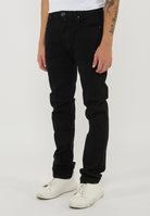 Jeans 5 tasche Bard Fast Regular-Slim In Denim Super Stretch Stay Black Lavaggio Rinse 