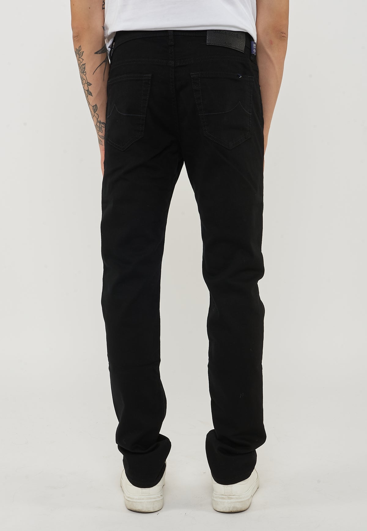 Jeans 5 tasche Bard Fast Regular-Slim In Denim Super Stretch Stay Black Lavaggio Rinse 