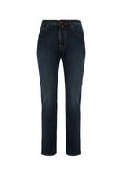 Jeans 5 Tasche Bard Tapered In Denim Comfort Blu Scuro Lavaggio Stone 
