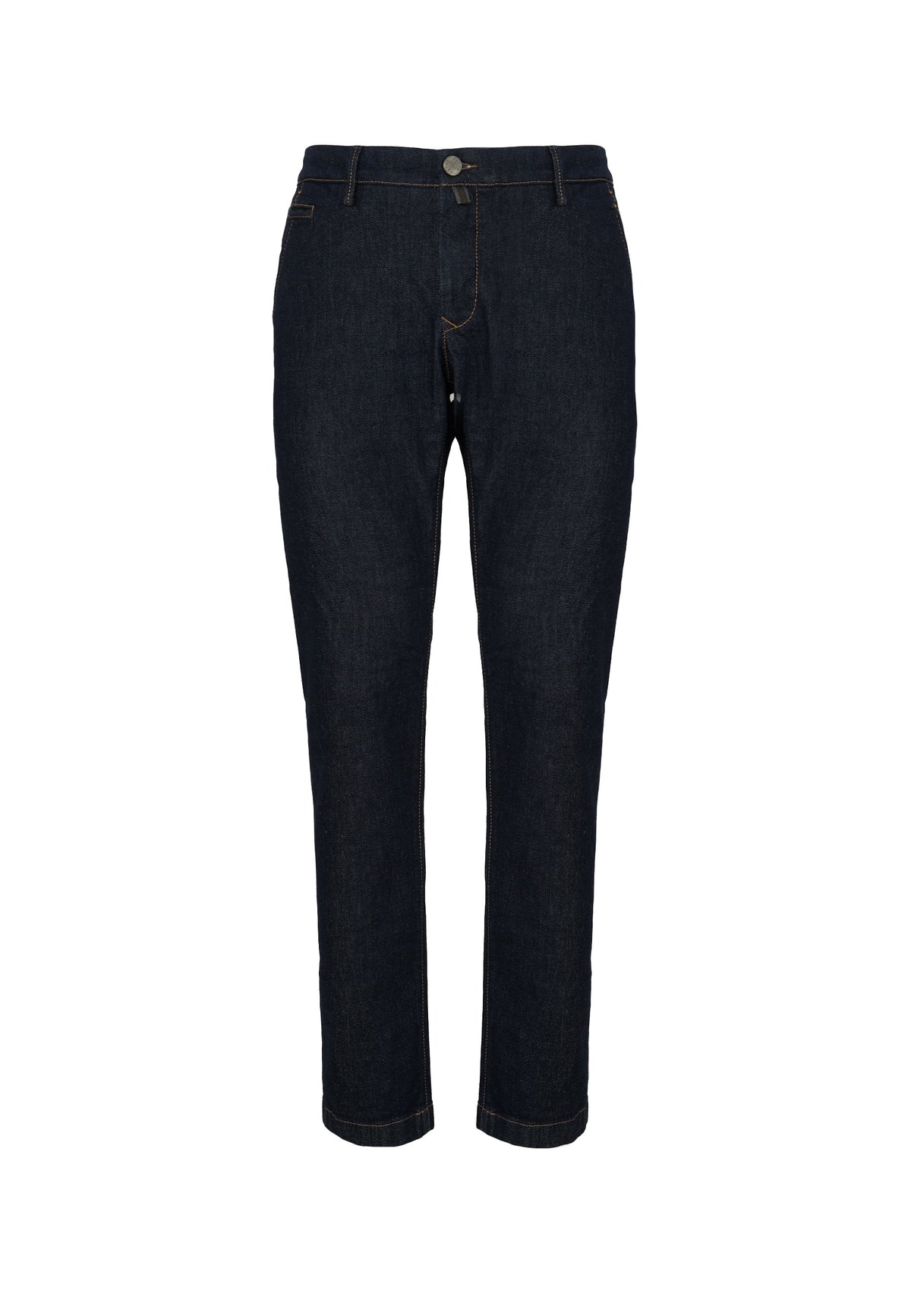 Jeans Chino Bobby Slim In Denim Comfort Blu Scuro Lavaggio Stone 