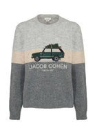 Maglia In Misto Lana e Alpaca Color Grey e Light Grey 