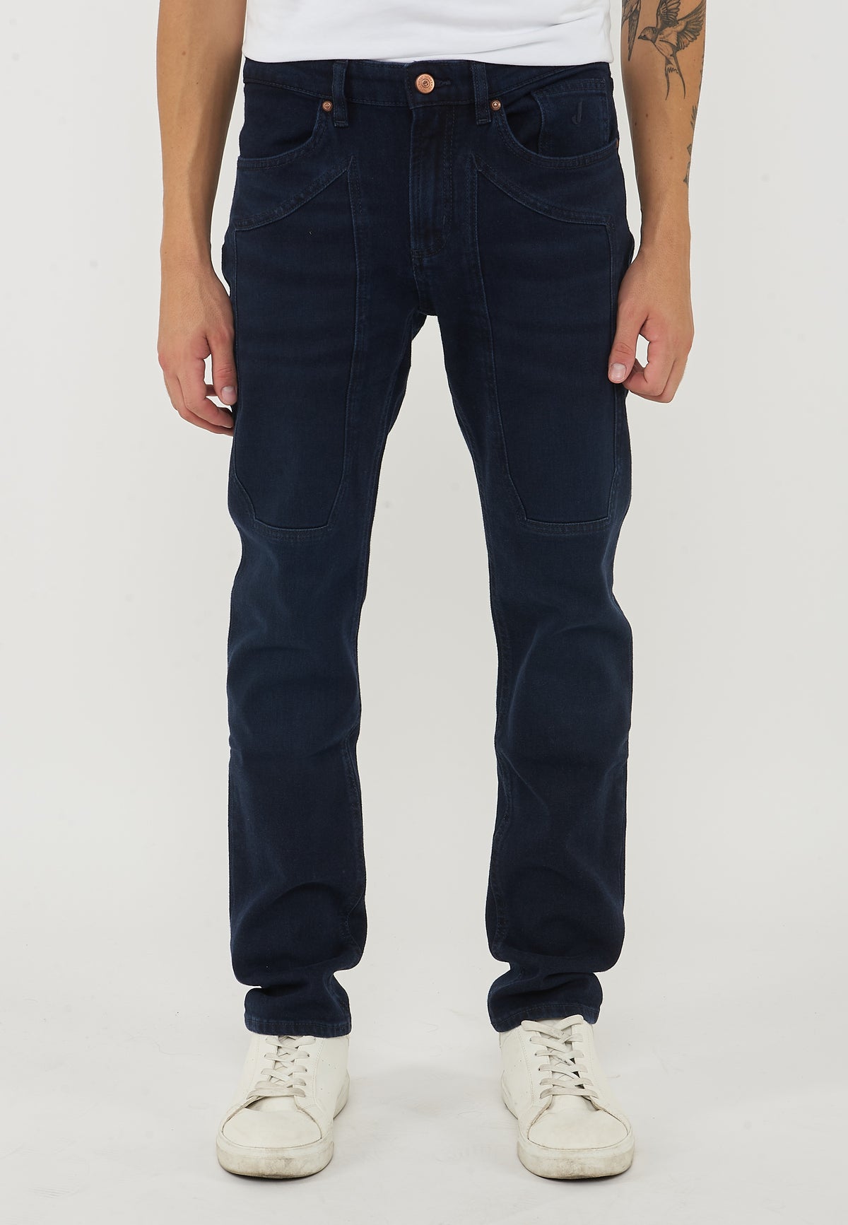 Jeans JohnToppa Denim Slim Fit Blu Scuro 