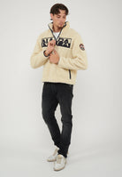 Felpa In Pile Con Mezza Zip T-Archive Fleece Putty 