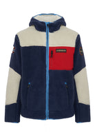 Felpa in Pile con Cappuccio e Zip Yupik Multicolore 