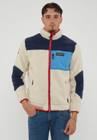 Felpa in Pile con Zip Yupik Multicolore 