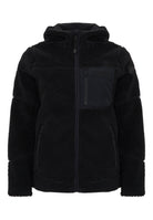 Felpa in Pile con Cappuccio e Zip Yupik Black Beauty 