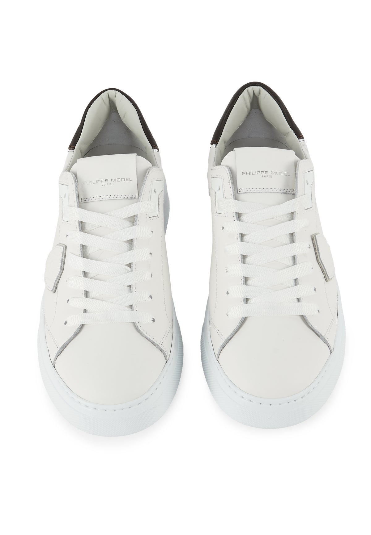 Sneaker Temple Bianco Marrone 