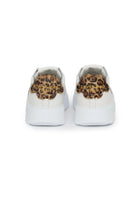 Sneaker Temple Donna Bianco Stampa Animalier 