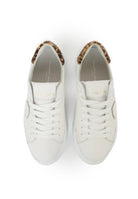 Sneaker Temple Donna Bianco Stampa Animalier 