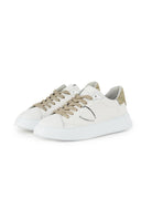 Sneaker Temple Donna Bianco Oro 