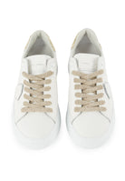 Sneaker Temple Donna Bianco Oro 