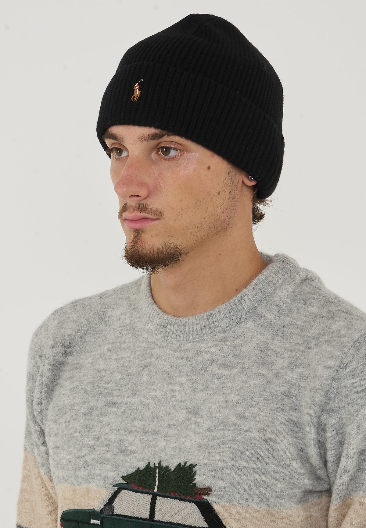 Berretto Polo Ralph Lauren Black 