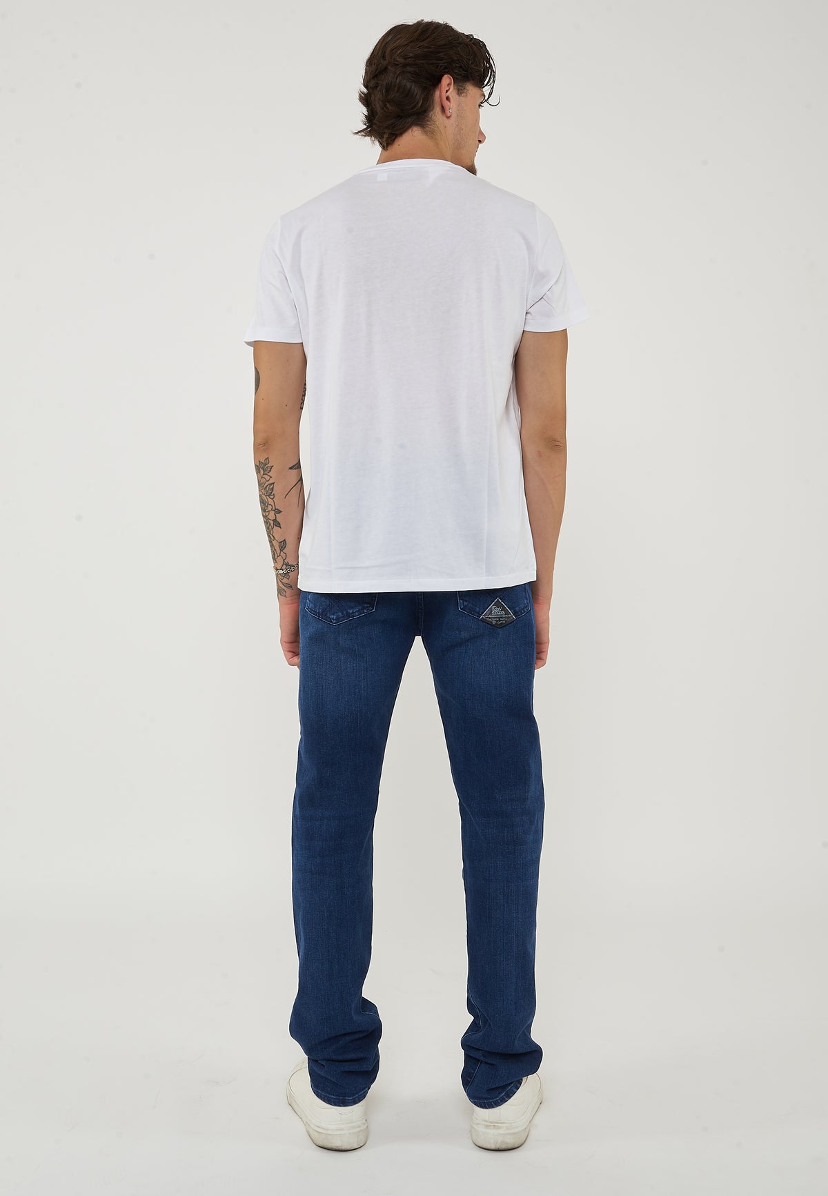 T-Shirt In Jersey di Cotone White 