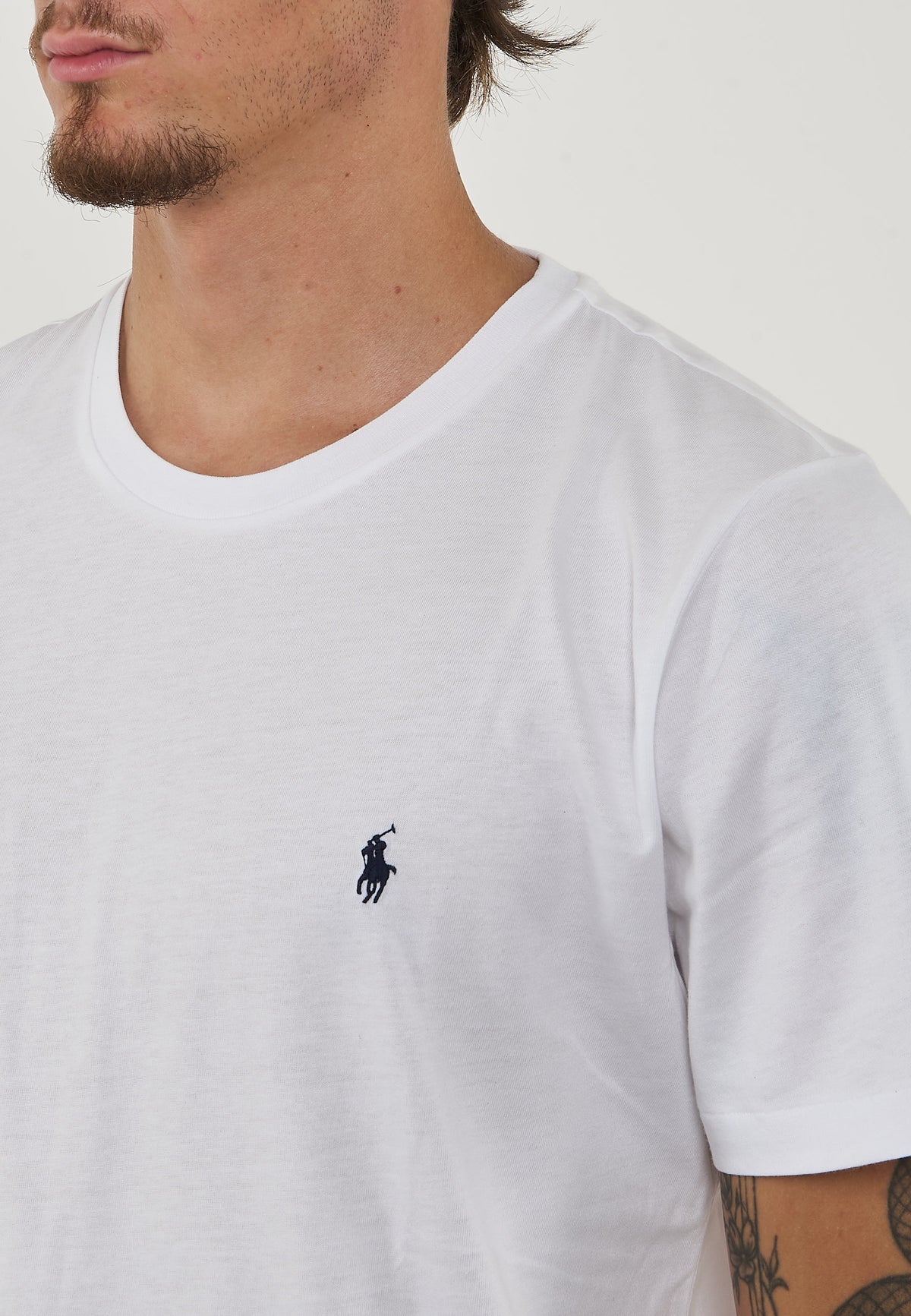 T-Shirt In Jersey di Cotone White 
