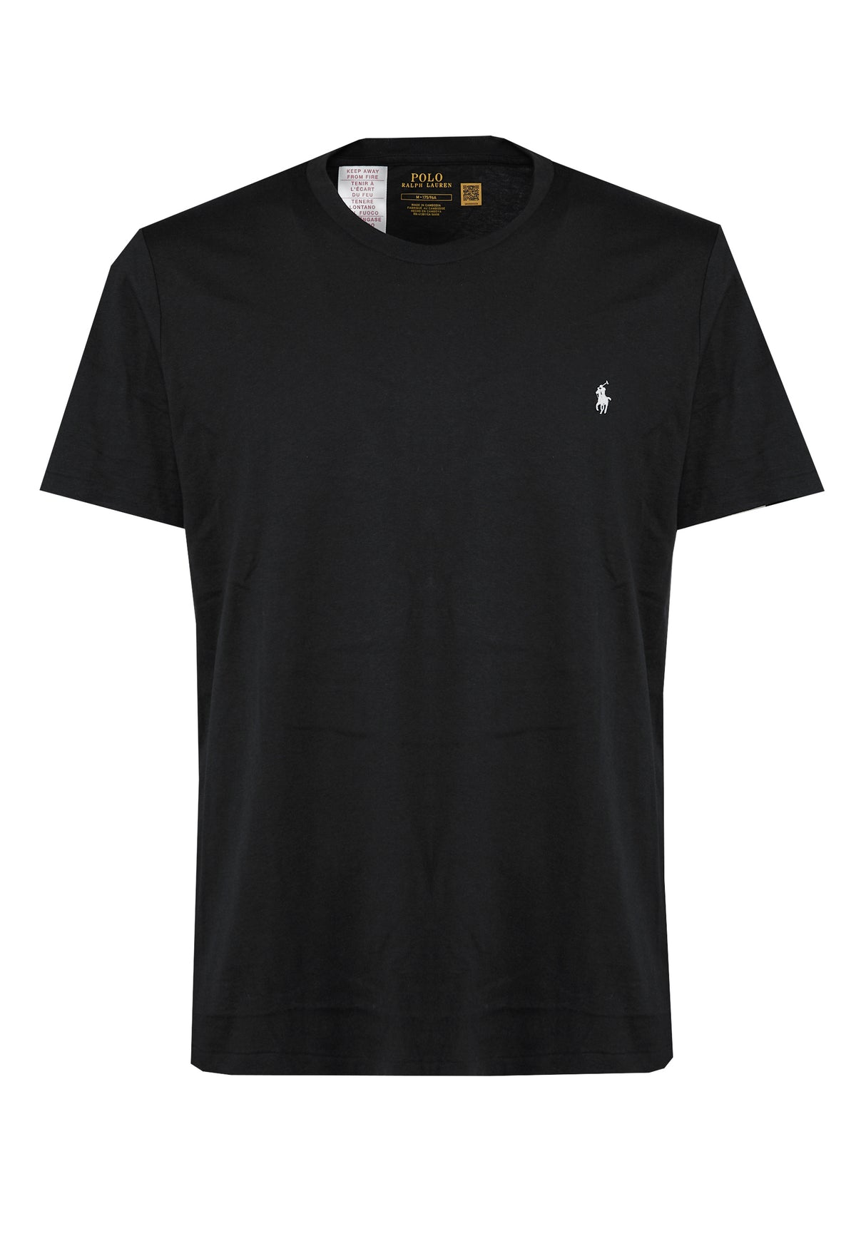 T-Shirt In Jersey di Cotone Black 