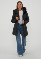Parka Donna Modello Lady Tech Fur Jacket Nero 